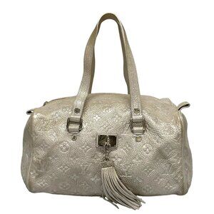 LOUIS VUITTON Comete Argent Monogram Shimmer Handbag 585-081525